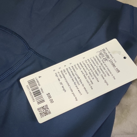 Wunder Under Leggings NWT SZ 4 - Picture 4 of 4